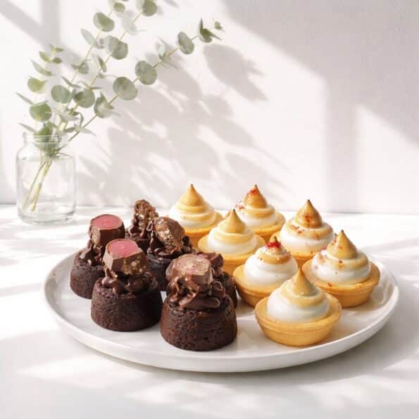 Brownie Lemon Tart Platter | Spread The Love Catering | North Shore | Auckland