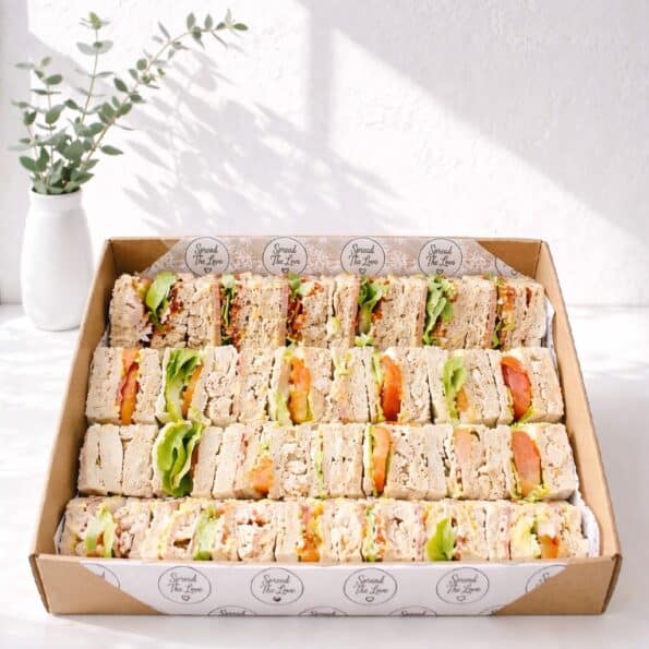 finger sandwiches asstd tray | Spread The Love Catering | North Shore | Auckland