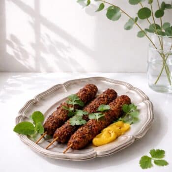 Savoury Finger Food - Dukkah Crusted Lamb Skewers